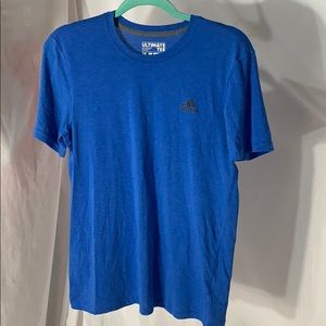 Adidas ultimate tee blue size medium
